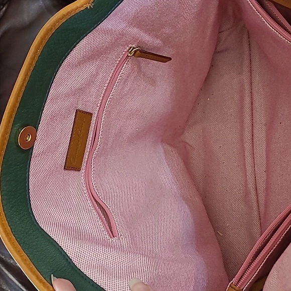 EUC Dooney & Bourke Green Tote Bag - Picture 11 of 16